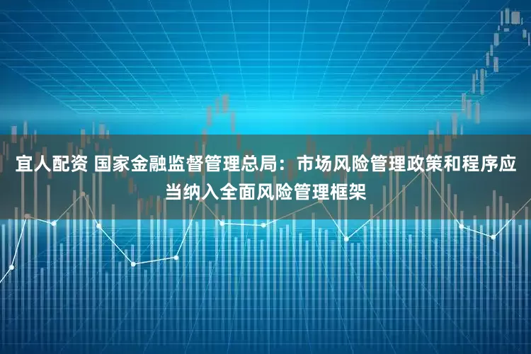 宜人配资 国家金融监督管理总局：市场风险管理政策和程序应当纳入全面风险管理框架